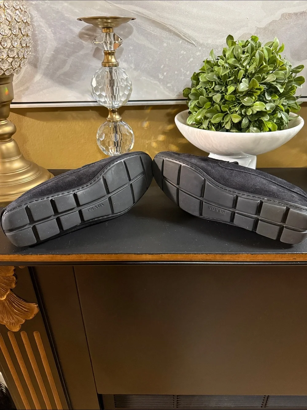 Prada Suede Loafers